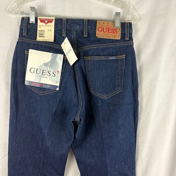 NOS Vintage Guess Denim Jeans Low Waist Bootcut Size 27 Reg NWT - Picture 3 of 6